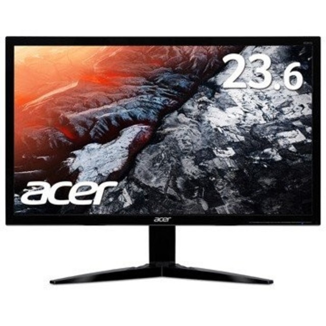 Acer(エイサー)のゲーミングモニター　Acer 　24インチ　60hz 応答速度1m スマホ/家電/カメラのPC/タブレット(ディスプレイ)の商品写真