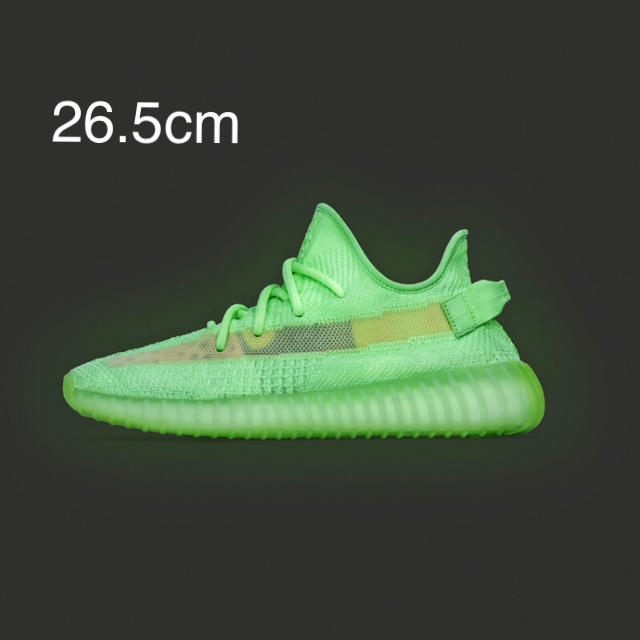 アディダス yeezy boost 350 v2 GLOW 26.5cm靴/シューズ