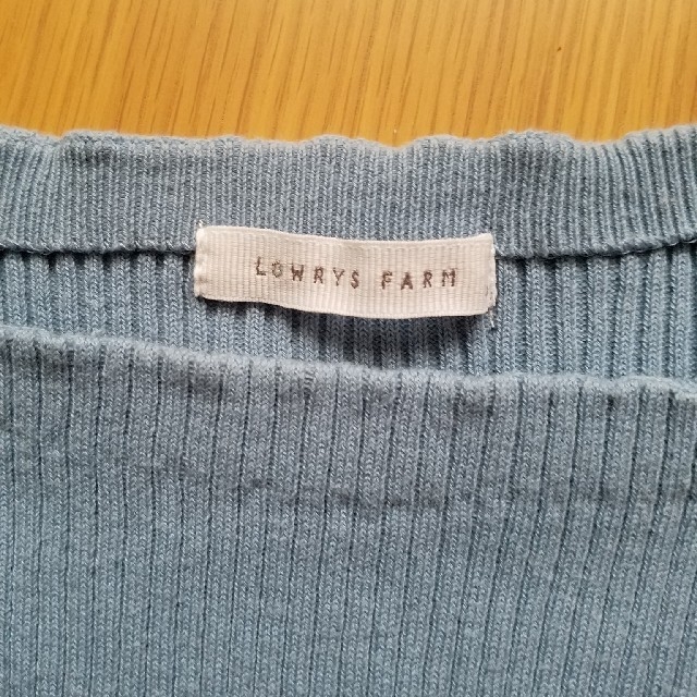 LOWRYS FARM(ローリーズファーム)のサマーニット ブルー 送料込み レディースのトップス(ニット/セーター)の商品写真
