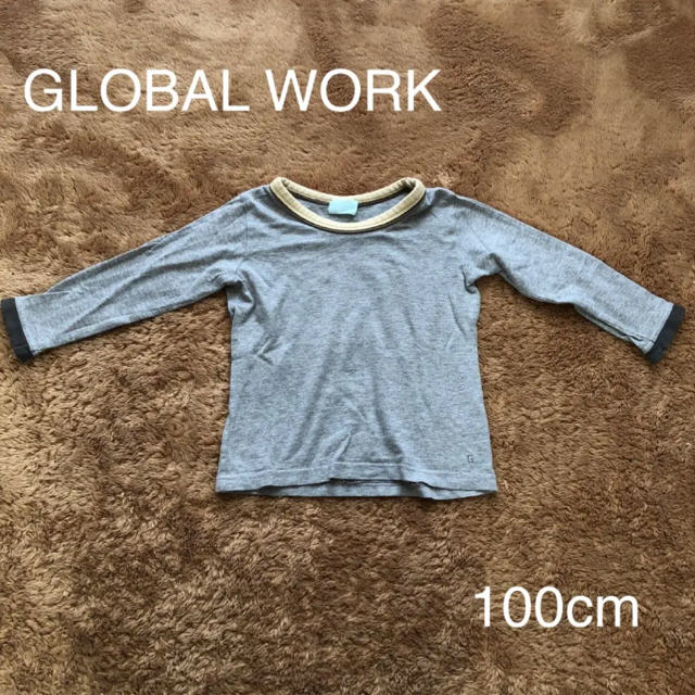 GLOBAL WORK(グローバルワーク)の100cm シャツ2枚セット キッズ/ベビー/マタニティのキッズ服男の子用(90cm~)(Tシャツ/カットソー)の商品写真