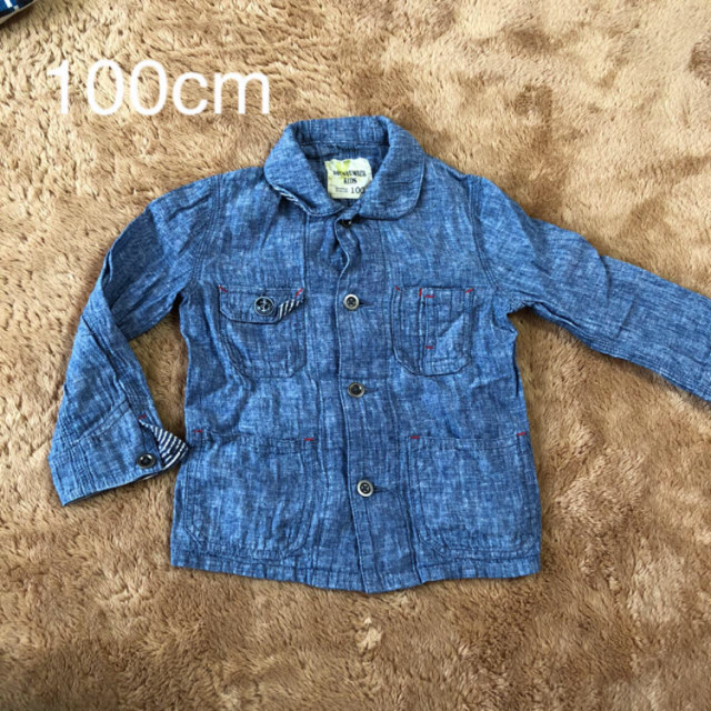 GLOBAL WORK(グローバルワーク)の100cm シャツ2枚セット キッズ/ベビー/マタニティのキッズ服男の子用(90cm~)(Tシャツ/カットソー)の商品写真