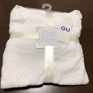 ジーユー(GU)のGU パイルラウンジセット White(ルームウェア)