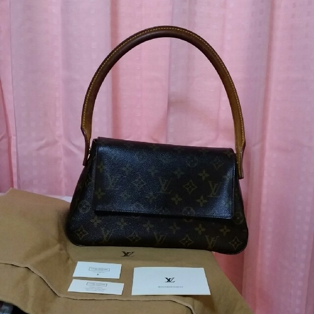 LOUIS VUITTON(ルイヴィトン)の【LOUIS VUITTON】モノグラム　ミニルーピング　廃盤　希少 レディースのバッグ(ハンドバッグ)の商品写真