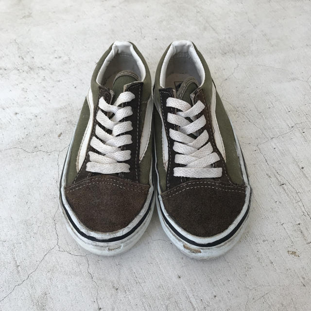 VANS(ヴァンズ)のUSA製 VANS OLD SKOOL オールドスクール 18センチ キッズ/ベビー/マタニティのベビー靴/シューズ(~14cm)(スニーカー)の商品写真