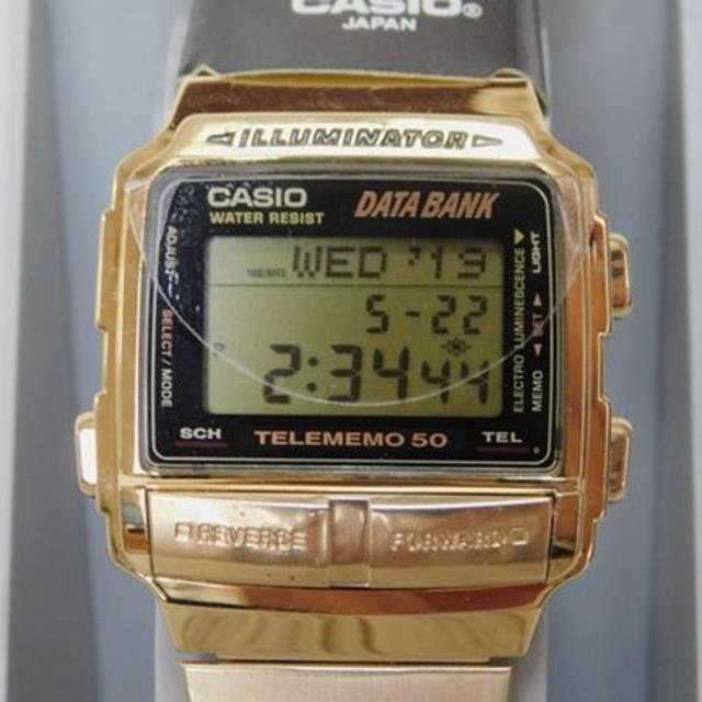 CASIO(カシオ)のCASIOデータバンク TELEMEMO50 DB-580GD3 メンズの時計(腕時計(デジタル))の商品写真