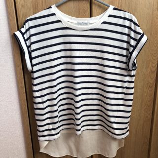 オレンジ様専用☆ボーダートップス☆540円!!(Tシャツ(半袖/袖なし))