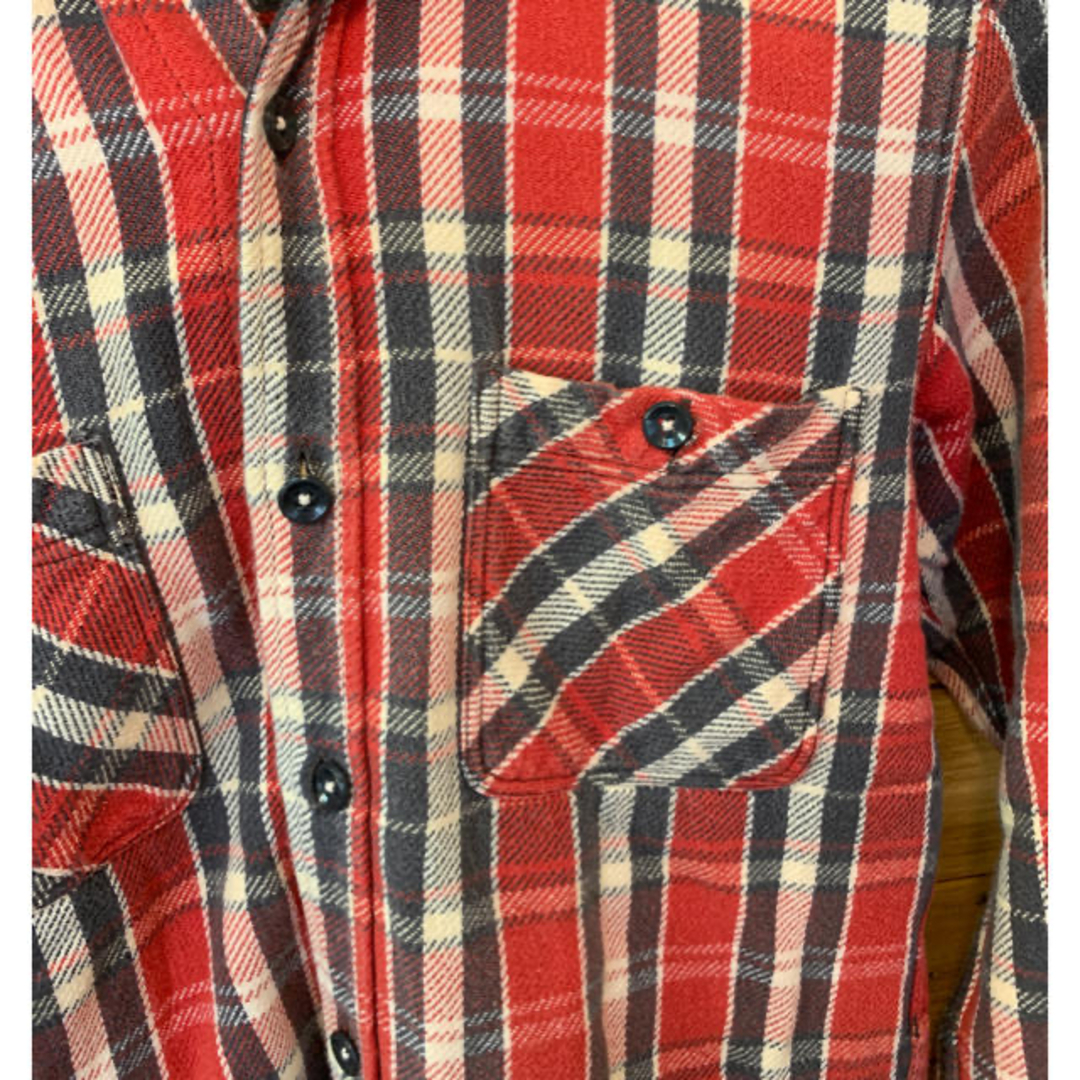 THE FLAT HEAD(フラットヘッド)のフラットヘッド   ネルシャツ レッドチェック✨ メンズのトップス(シャツ)の商品写真