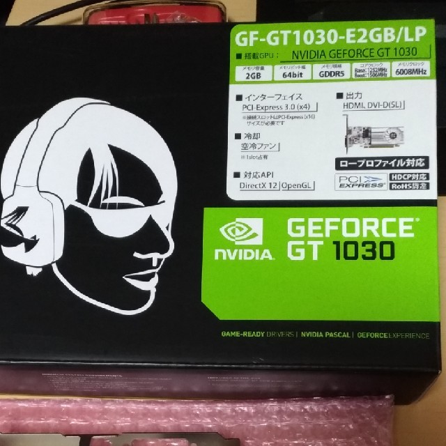 PC/タブレット【タイムセール】GEFORCE GT 1030　グラフィックボード