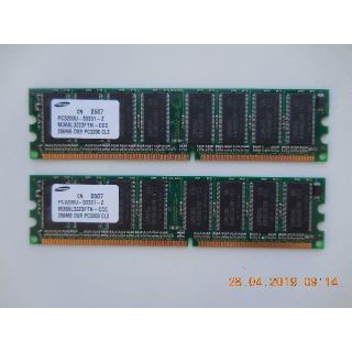 PC3200U-30331-Z 256MB　2枚（512MB）(PCパーツ)