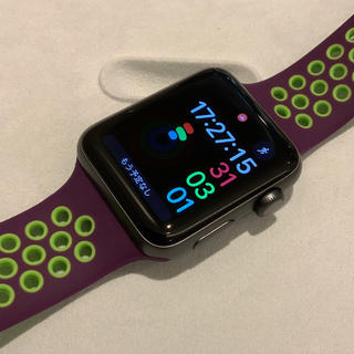 アップルウォッチ(Apple Watch)の(純正品) Apple Watch series3 42mm GPS(腕時計(デジタル))
