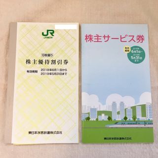 ジェイアール(JR)のJR東日本 株主優待割引券(その他)