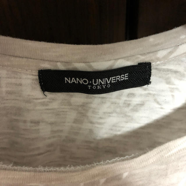 nano・universe(ナノユニバース)のナノユニバース 半袖 メンズのトップス(Tシャツ/カットソー(半袖/袖なし))の商品写真