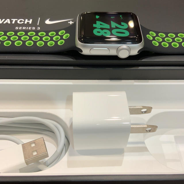 Apple Apple Watch series3 38mm NIKE＋ GPSの通販 by Apple's shop｜アップルウォッチならラクマ Watch - (純正品) お得超特価