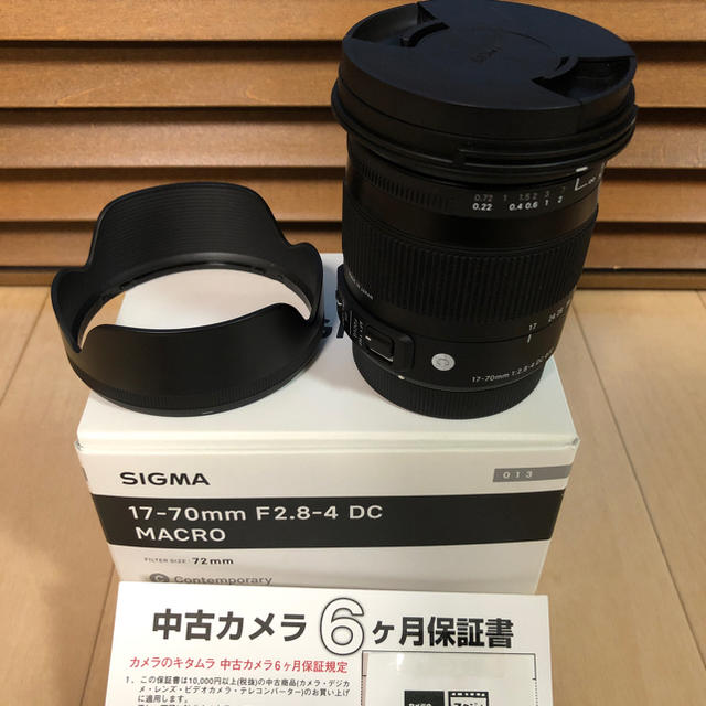 美品 シグマ 17-70 f2.8-4 Canon用 保証あり