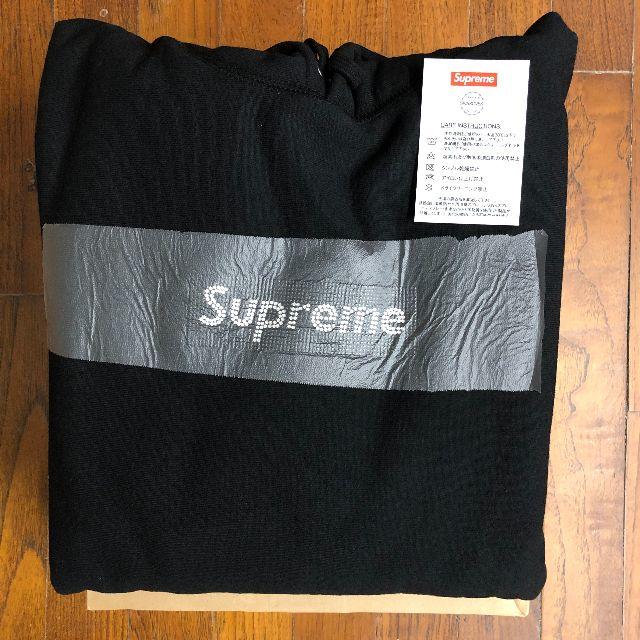 Supreme(シュプリーム)のSupreme Swarovski Box Logo Hooded 黒 L メンズのトップス(パーカー)の商品写真