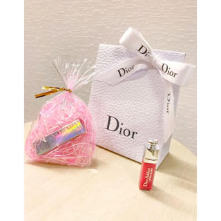ディオール(Dior)のディオール アディクト ウルトラ  グロス 口紅 ショッパー リボン プレゼント(リップグロス)
