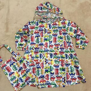 キッズフォーレ(KIDS FORET)のキッズレインコート カッパ kids forest 110㎝  (レインコート)