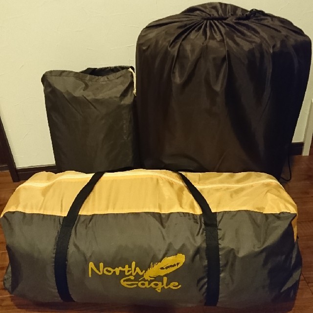 North Eagle(ノースイーグル)のノースイーグルワンポールテント BIG420 専用シート&マット三点セット スポーツ/アウトドアのアウトドア(テント/タープ)の商品写真