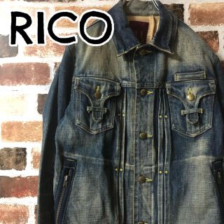 リコ(RICO)の［ RICO ］リコ Ｇジャン ダメージ タイトめ Lサイズ(Gジャン/デニムジャケット)