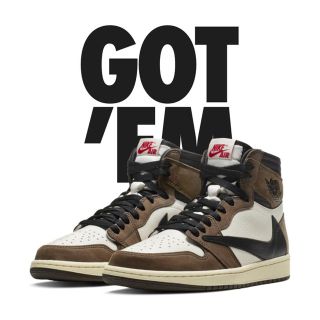 ナイキ(NIKE)のAir Jordan 1 Travis Sccott(スニーカー)