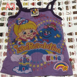 ラブレボリューション(LOVE REVOLUTION)のラブレボ★キャミソール★パープル★グラグラ★JAM★100(Tシャツ/カットソー)