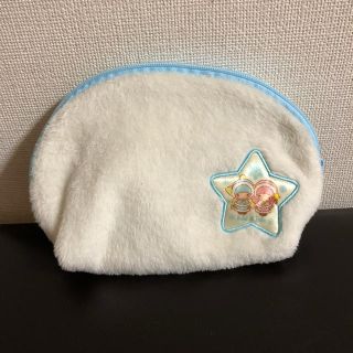 リトルツインスターズ(リトルツインスターズ)の人気新品★キキララ ふわふわポーチ(キャラクターグッズ)