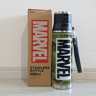 マーベル(MARVEL)のラスト❗ マーベル 新品 超軽量 ワンプッシュ ダイレクトボトル 800ml(水筒)