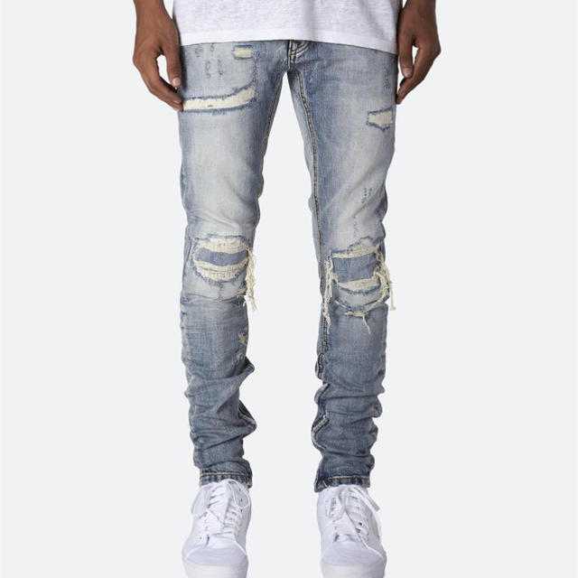 FEAR OF GOD(フィアオブゴッド)の mnml M1 REPAIRED DENIM メンズのパンツ(デニム/ジーンズ)の商品写真