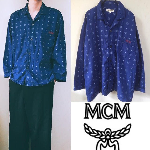 MCM - 90's MCM エムシーエム 総柄シャツ 開襟シャツの通販 by ttt｜エムシーエムならラクマ