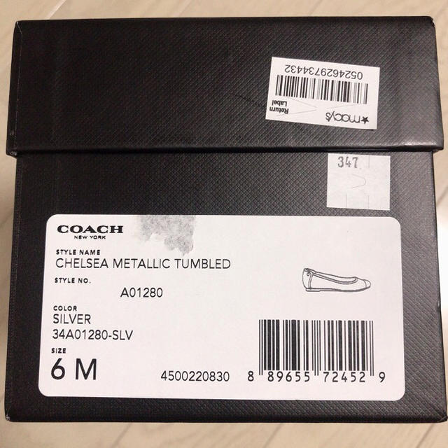 COACH(コーチ)の米輸入❗️レザーバレエフラット レディースの靴/シューズ(バレエシューズ)の商品写真