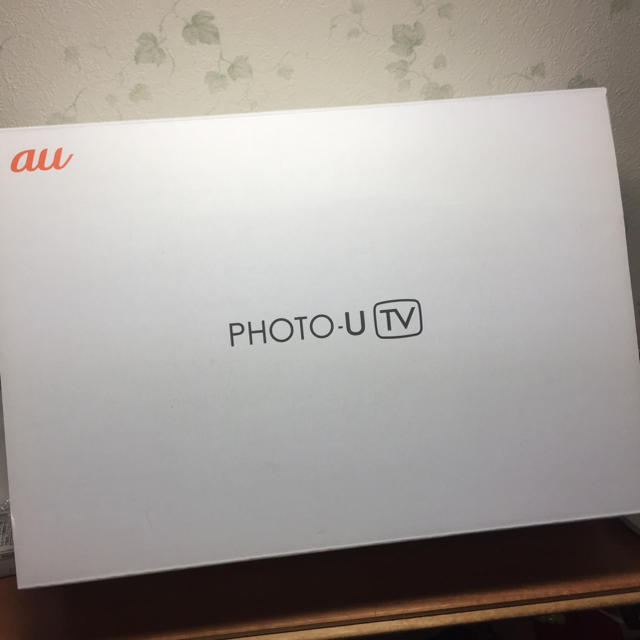 新品 au  PHOTO-U TV