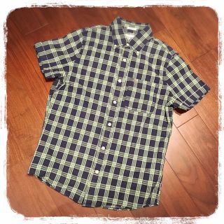 アバクロンビーアンドフィッチ(Abercrombie&Fitch)の♡L.A購入♡アバクロ♡美品!半袖チェックシャツ♡(シャツ)