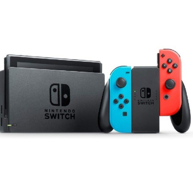 任天堂Switch 本体 新品未使用 ネオンレッドブルー 1