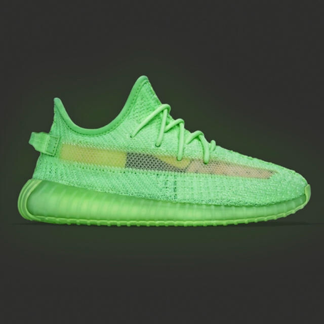 yeezy boost 350 v2 glow kids 21.5 adidas