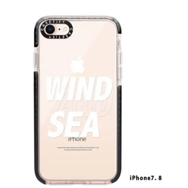 iPhone(アイフォーン)のWINDANDSEA iPhone 7.8 用クリアケース スマホ/家電/カメラのスマホアクセサリー(iPhoneケース)の商品写真