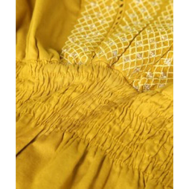 AMERICAN RAG CIE(アメリカンラグシー)のアメリカンラグシー navasana 刺繍ワンピース インド綿 レディースのワンピース(ロングワンピース/マキシワンピース)の商品写真