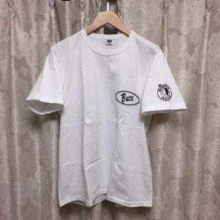 ザリアルマッコイズ(THE REAL McCOY'S)のTHE REAL Mc COY'S BUCO プリント 半袖 Tシャツ L 白(Tシャツ/カットソー(半袖/袖なし))