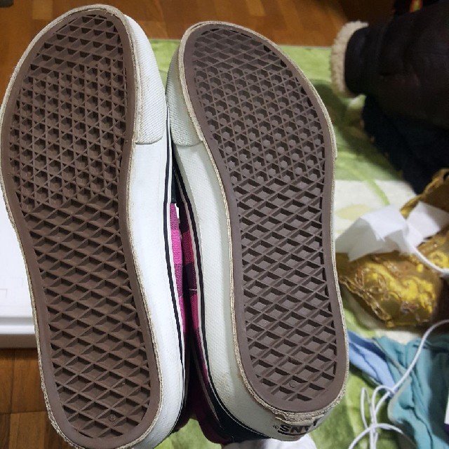 VANS(ヴァンズ)の美中古VANSバンズSK-8 スケートハイ27BLACK×PINK×WHITE メンズの靴/シューズ(スニーカー)の商品写真