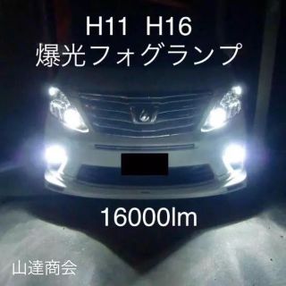 H11/H8/H9/H16共通 16000lmで登場‼️爆光殺人LEDフォグ‼️(汎用パーツ)