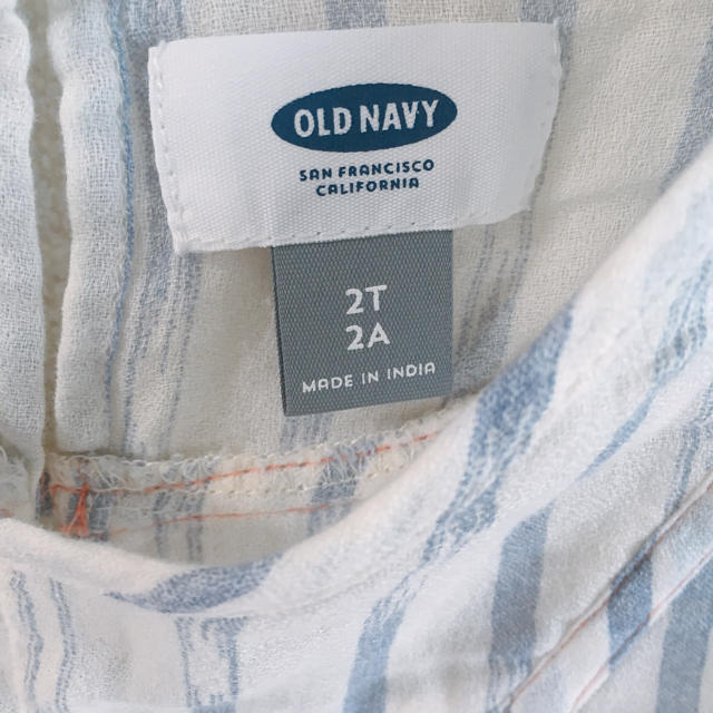 Old Navy(オールドネイビー)の【美品】OLD NAVY チュニック トップス キッズ/ベビー/マタニティのキッズ服女の子用(90cm~)(Tシャツ/カットソー)の商品写真