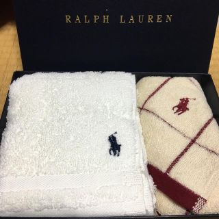 ポロラルフローレン(POLO RALPH LAUREN)の新品未使用  ラルフローレン  フェイスタオル他  2枚セット(タオル/バス用品)