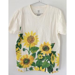 グラニフ(Design Tshirts Store graniph)のDesign Tshirt Ｔシャツ エリックカール ひまわり あおむし(Tシャツ(半袖/袖なし))