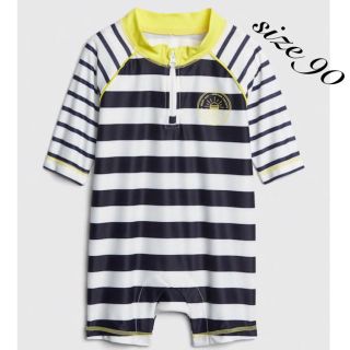 ベビーギャップ(babyGAP)の新作♡新品・size 90❁ボーダー ラッシュガード 水着❁baby gap  (水着)