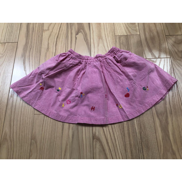 mikihouse(ミキハウス)のミキハウススカート100 キッズ/ベビー/マタニティのキッズ服女の子用(90cm~)(スカート)の商品写真