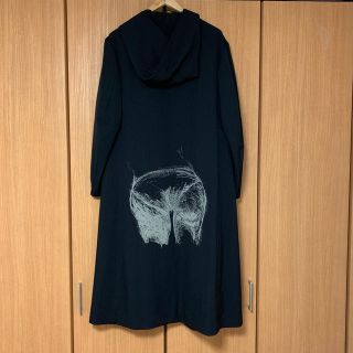 ヨウジヤマモト(Yohji Yamamoto)のYOHJI YAMAMOTO POUR HOMME お尻抜染コート(ステンカラーコート)