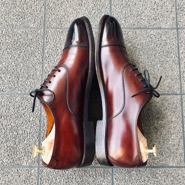 カテゴリﭢ Salvatore Ferragamo - 鏡面磨き済み！フェラガモ ストレートチップ 革靴 茶色 26cmの通販 by Beautiful Shoes｜サルヴァトーレフェラガモ