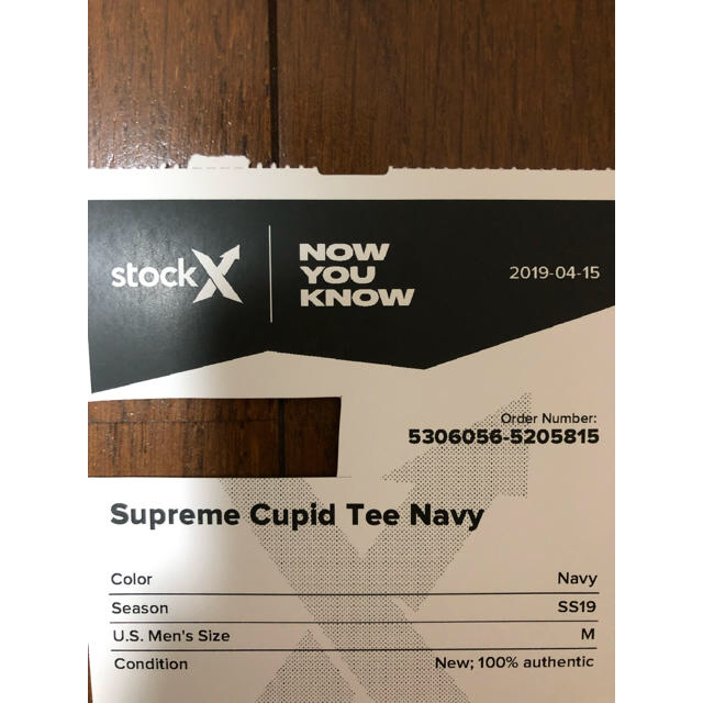 Supreme(シュプリーム)のCupid Tee ネイビー M メンズのトップス(Tシャツ/カットソー(半袖/袖なし))の商品写真