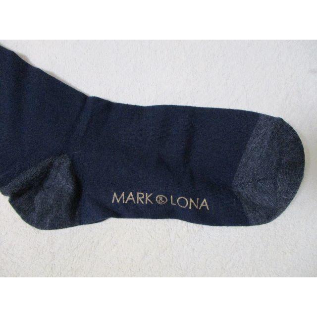 １回使用★MARK＆LONA★ニーハイソックス　紺 レディースのレッグウェア(ソックス)の商品写真