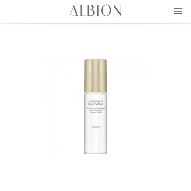 ALBION(アルビオン)のアルビオン ホワイトニスタ ファンデーション コスメ/美容のベースメイク/化粧品(ファンデーション)の商品写真