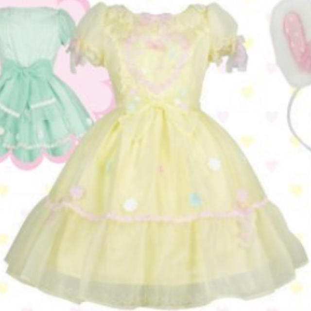 Angelic Pretty(アンジェリックプリティー)のAngelic Pretty  Happiness Easter ワンピース  レディースのワンピース(ひざ丈ワンピース)の商品写真